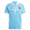 Camiseta de fútbol Bélgica De Bruyne 7 Segunda Equipación Euro 2024 - Hombre